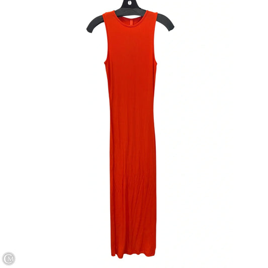 Dress Casual Maxi By Skims In Orange, Size: S