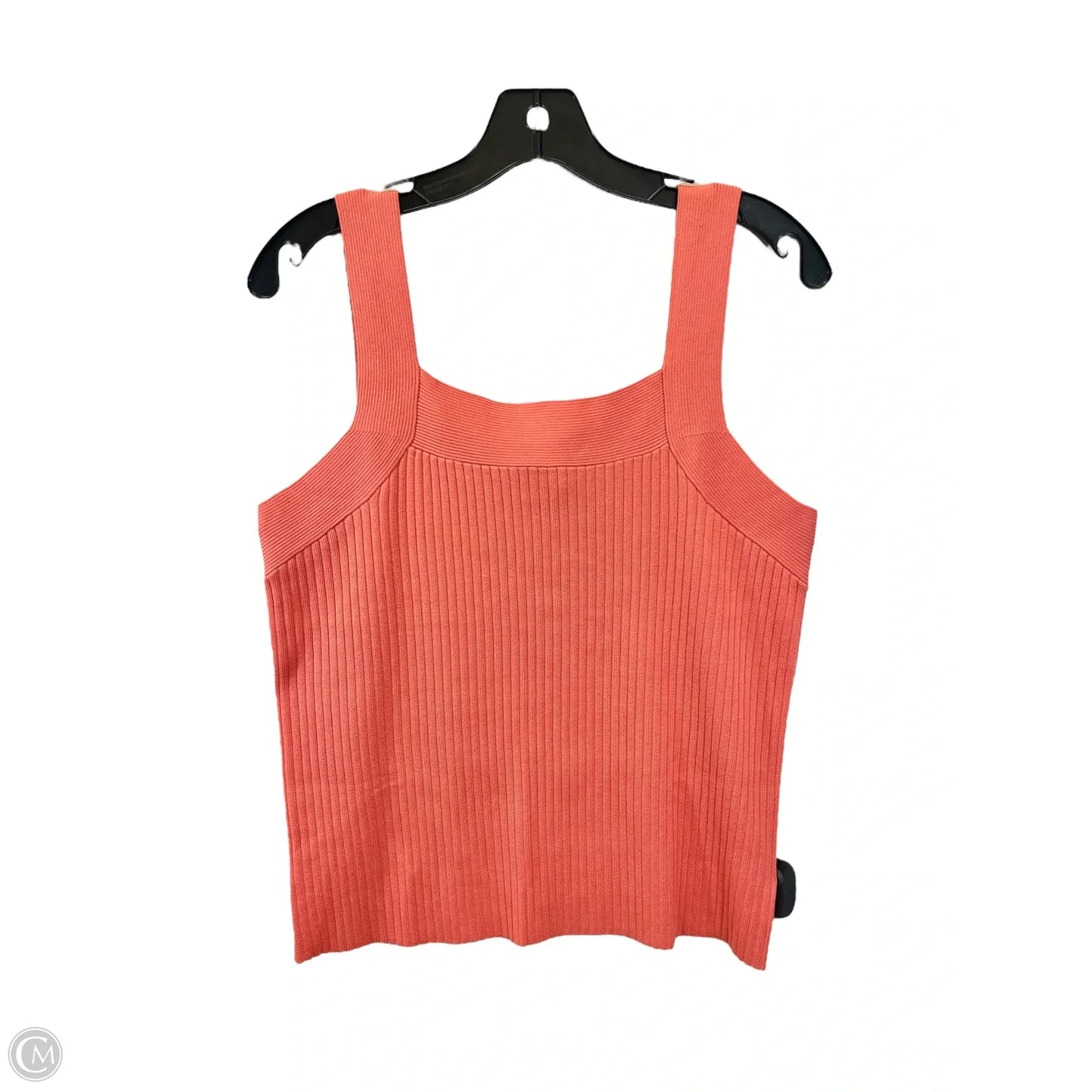Top Sleeveless By Ann Taylor In Orange, Size: L