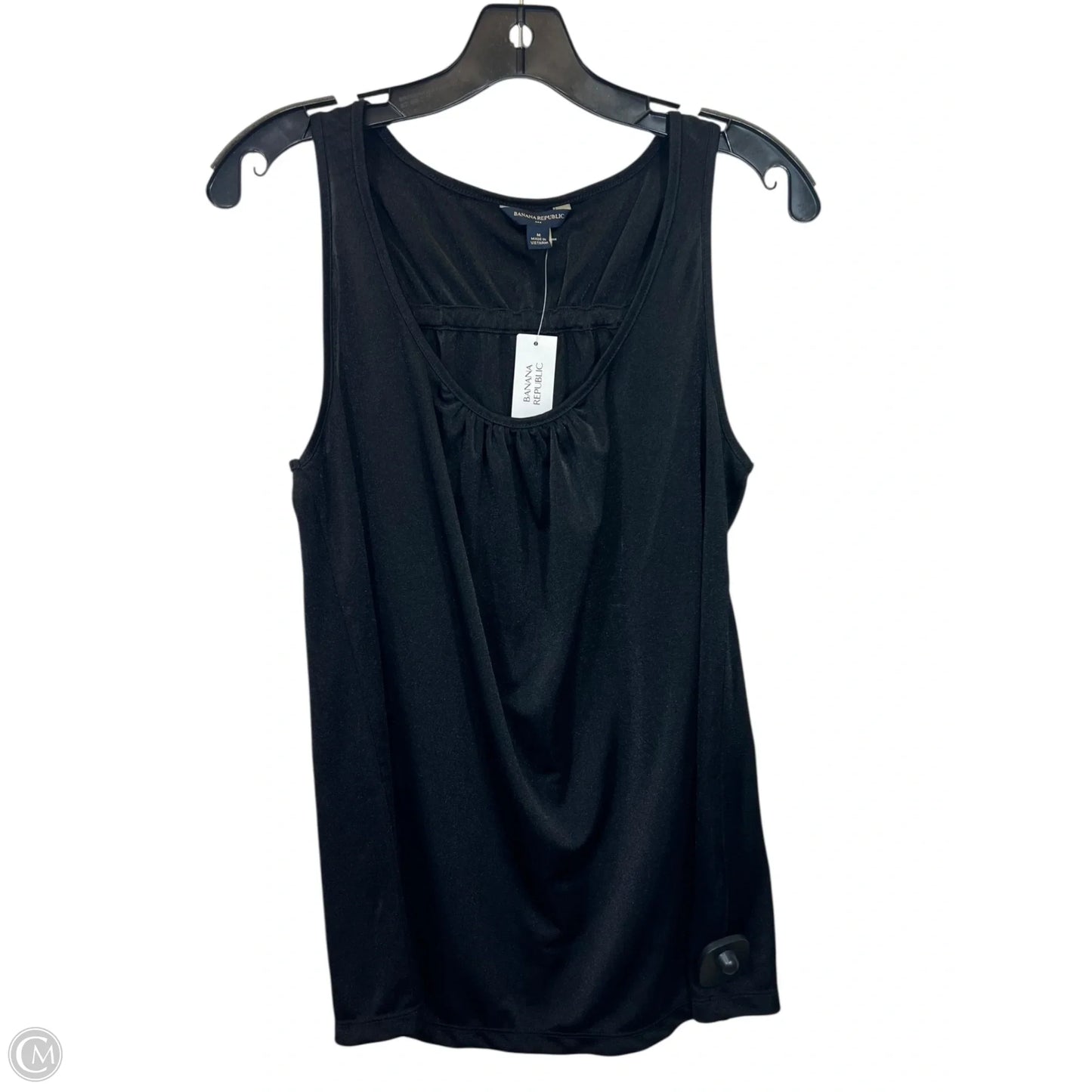 Top Sleeveless By Banana Republic In Black, Size: M