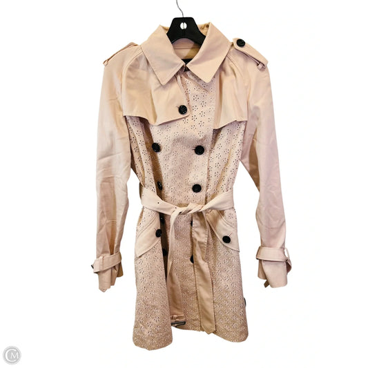 Jacket Designer By Coach In Pink, Size: M