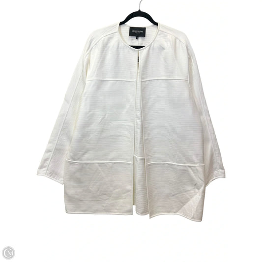 Cardigan By Lafayette 148 In White, Size: Xl