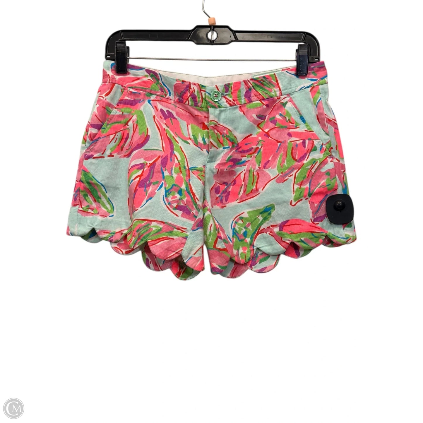 Shorts By Lilly Pulitzer In Green & Pink, Size: Xxs