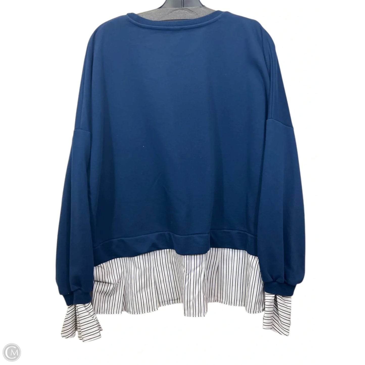 Sweater Designer By Maeve In Navy, Size: Xl