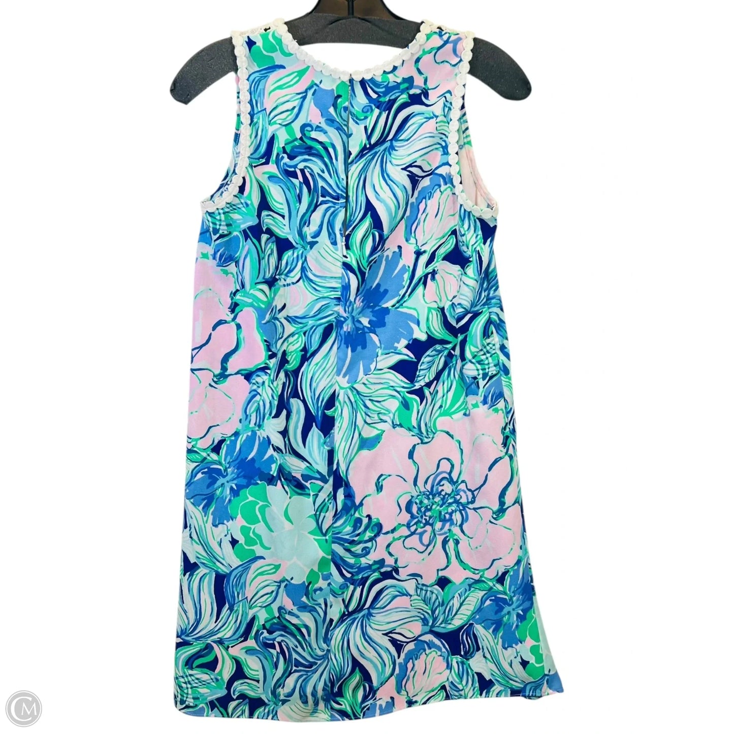Dress Casual Midi By Lilly Pulitzer In Blue & Pink, Size: S