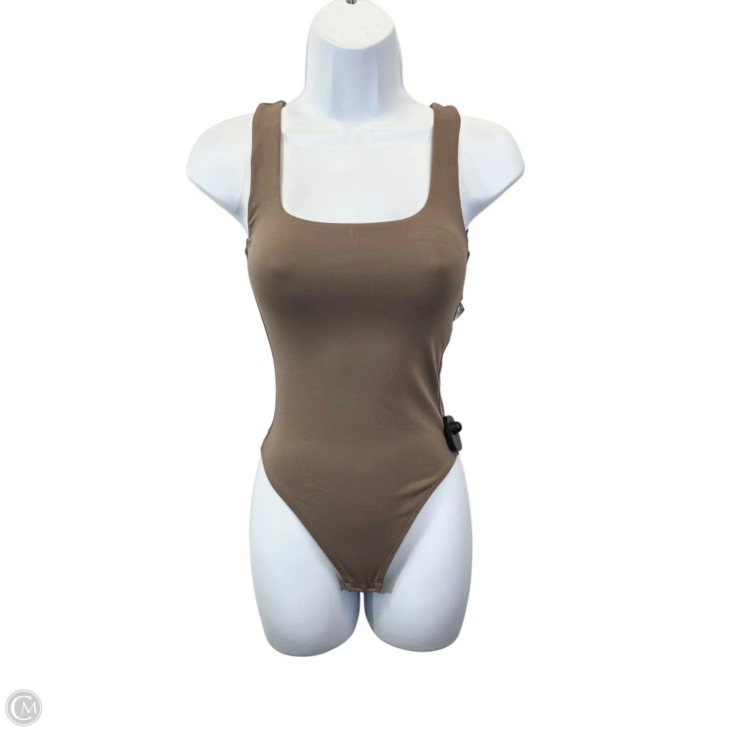 Bodysuit By Babaton In Brown, Size: Xs