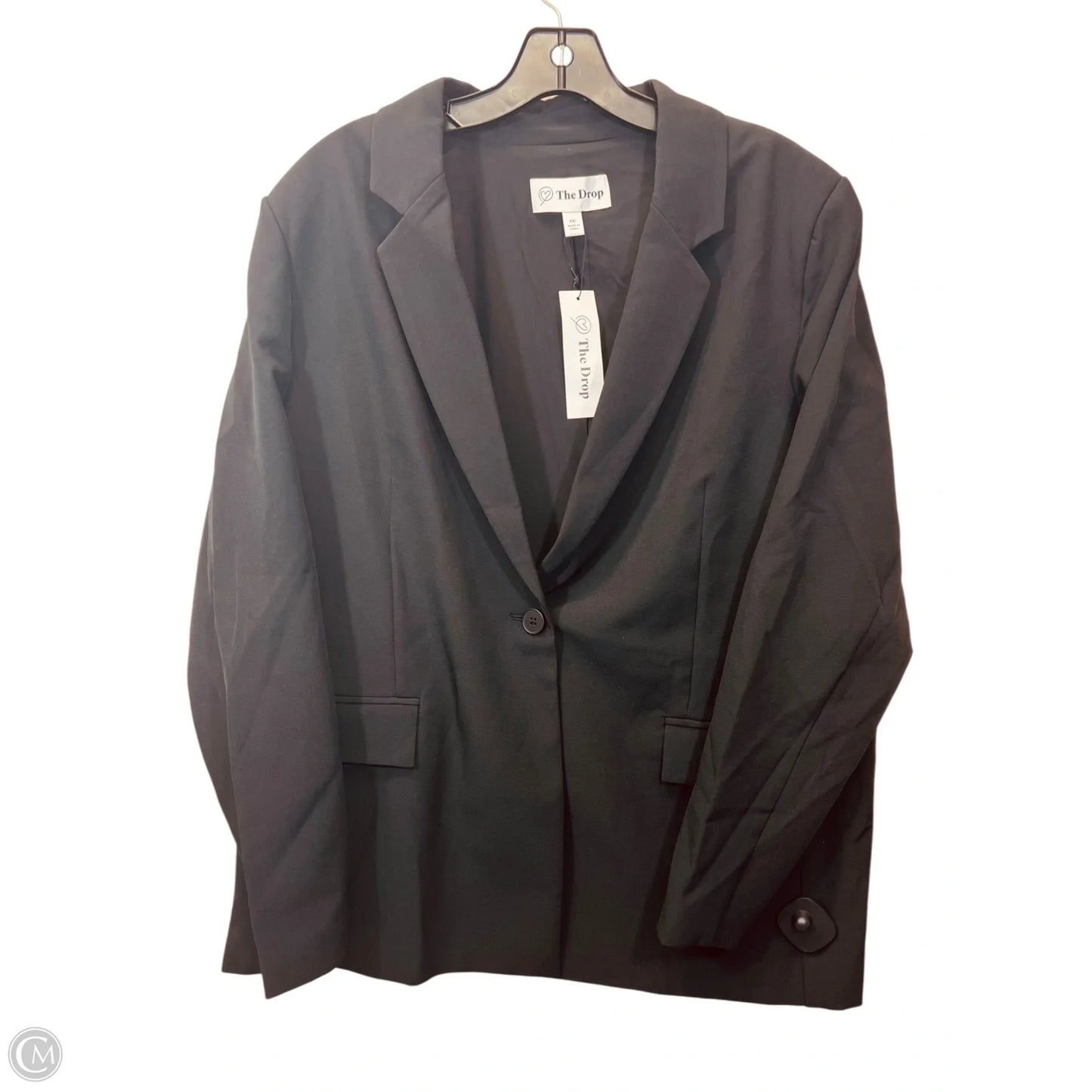 Blazer By Clothes Mentor In Black, Size: Xxl