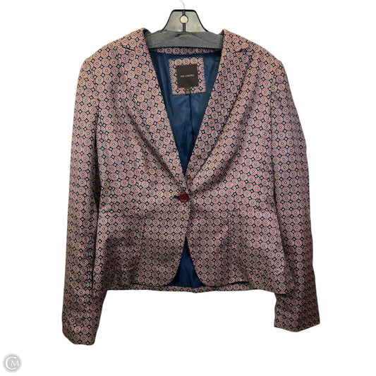 Blazer By Limited In Blue & Red, Size: M