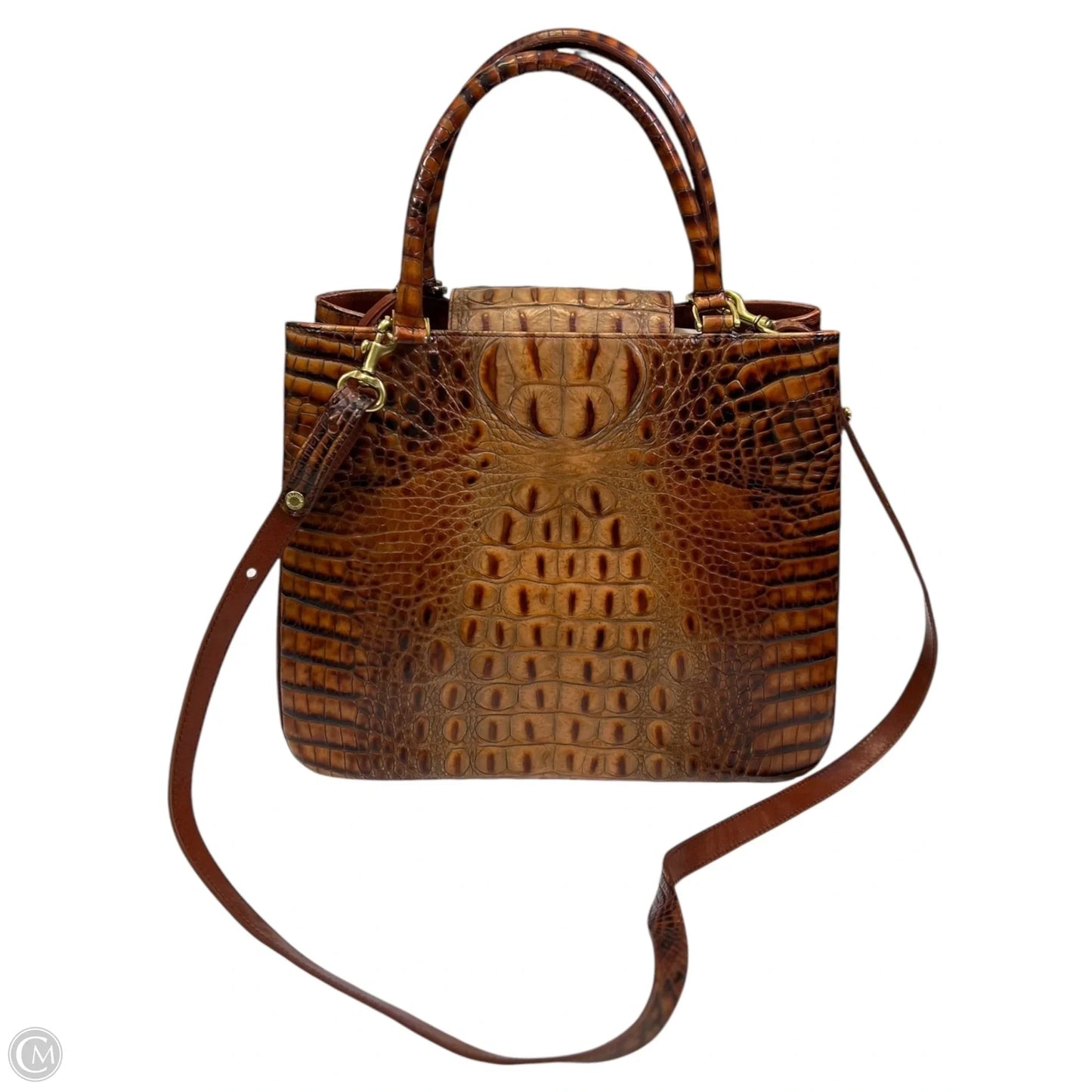 Handbag Designer By Brahmin, Size: Large