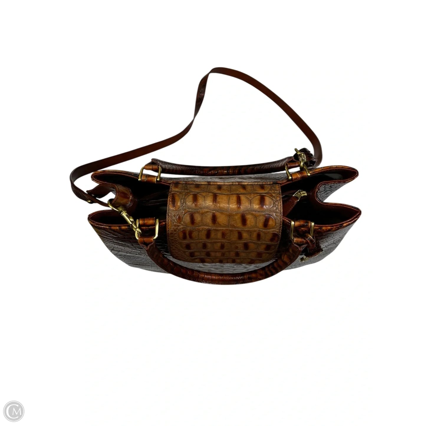 Handbag Designer By Brahmin, Size: Large