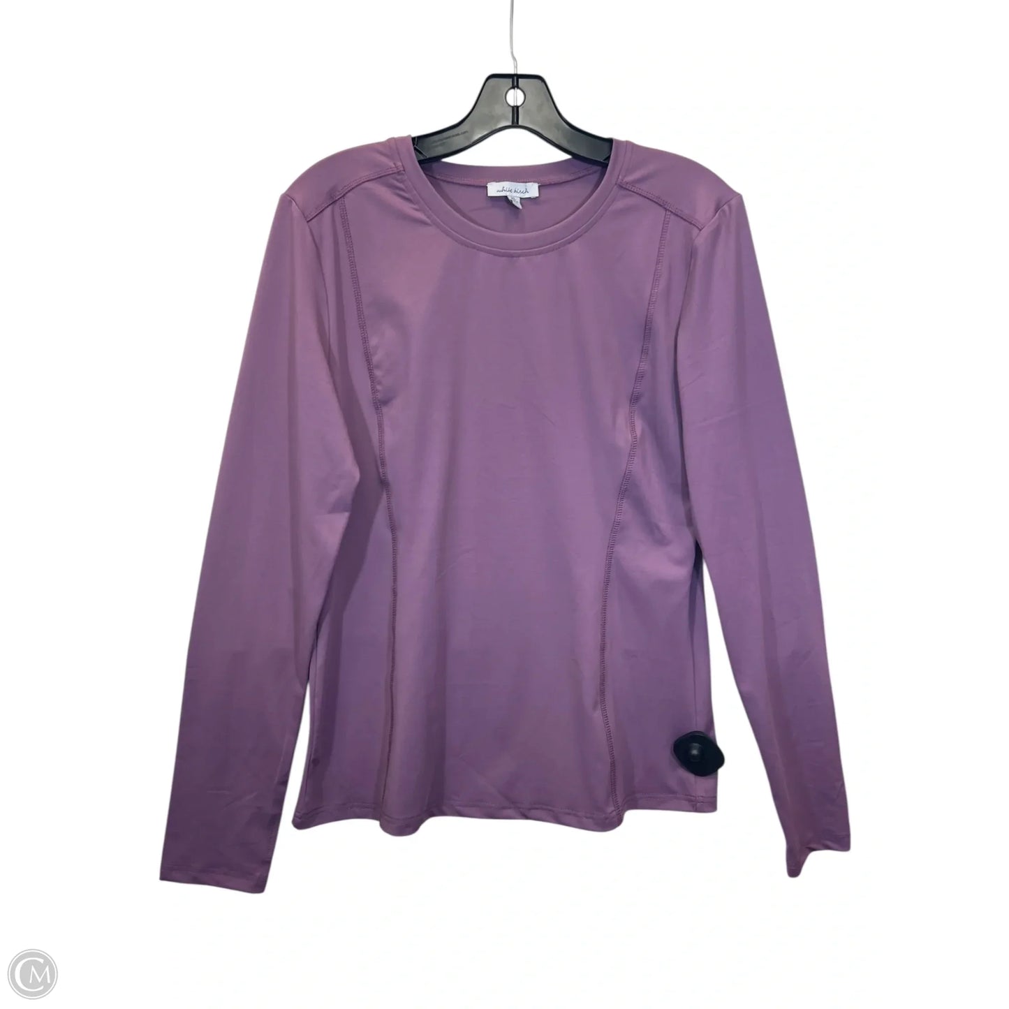Top Long Sleeve Basic By White Birch In Purple, Size: Xl