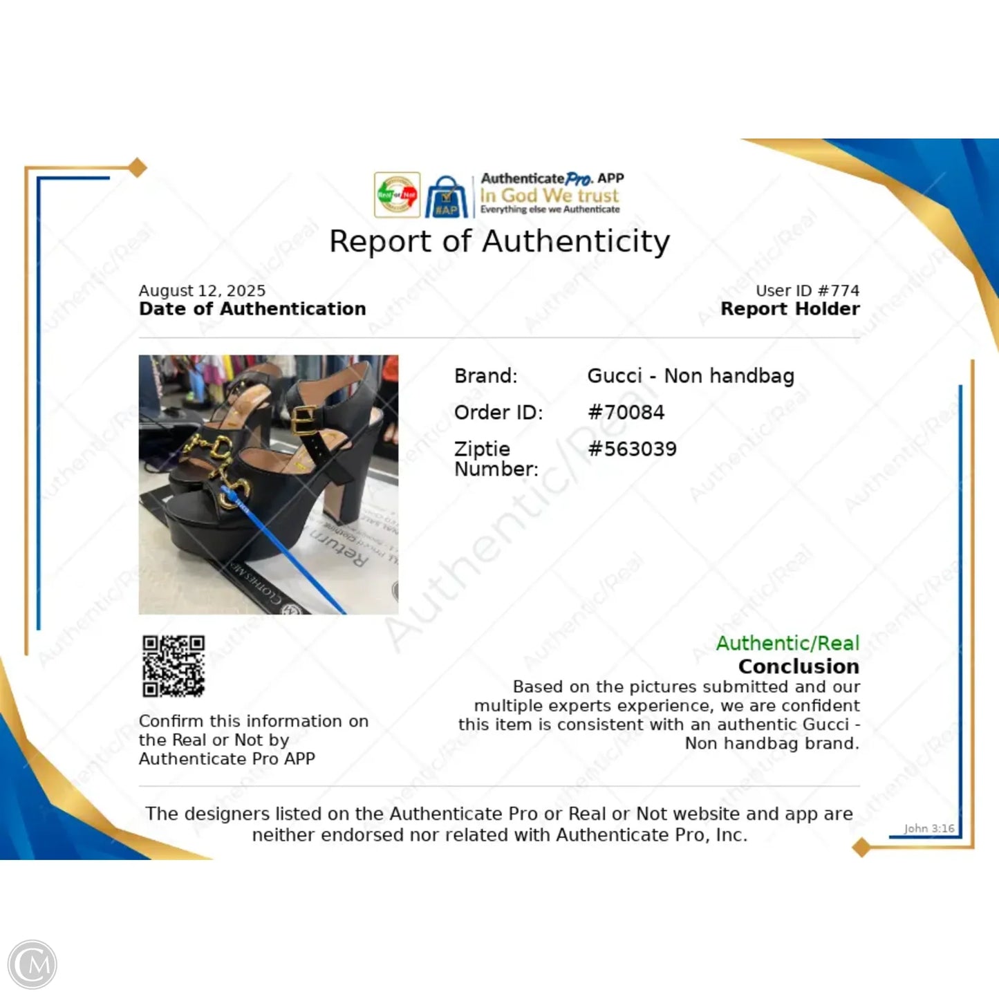 Sandals Luxury Designer By Gucci In Black & Gold, Size: 10.5