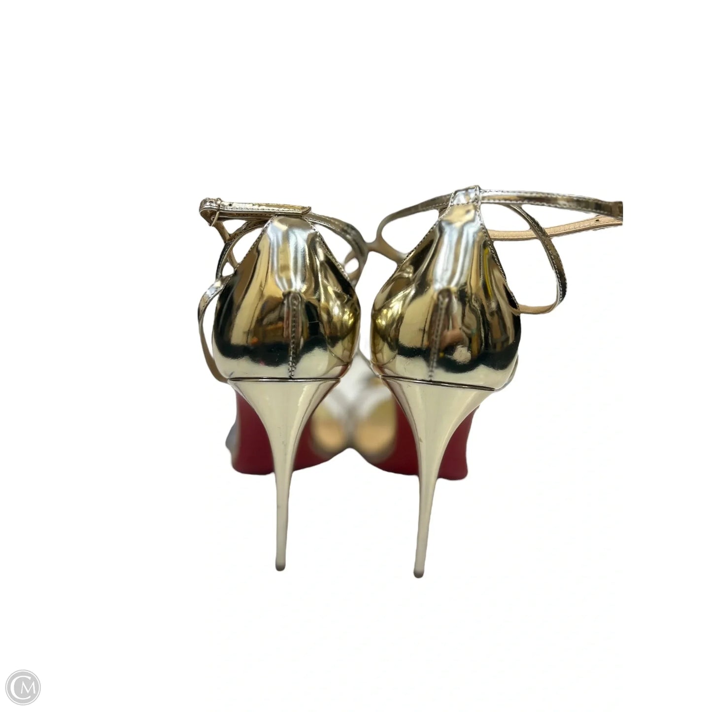 Shoes Luxury Designer By Christian Louboutin In Gold