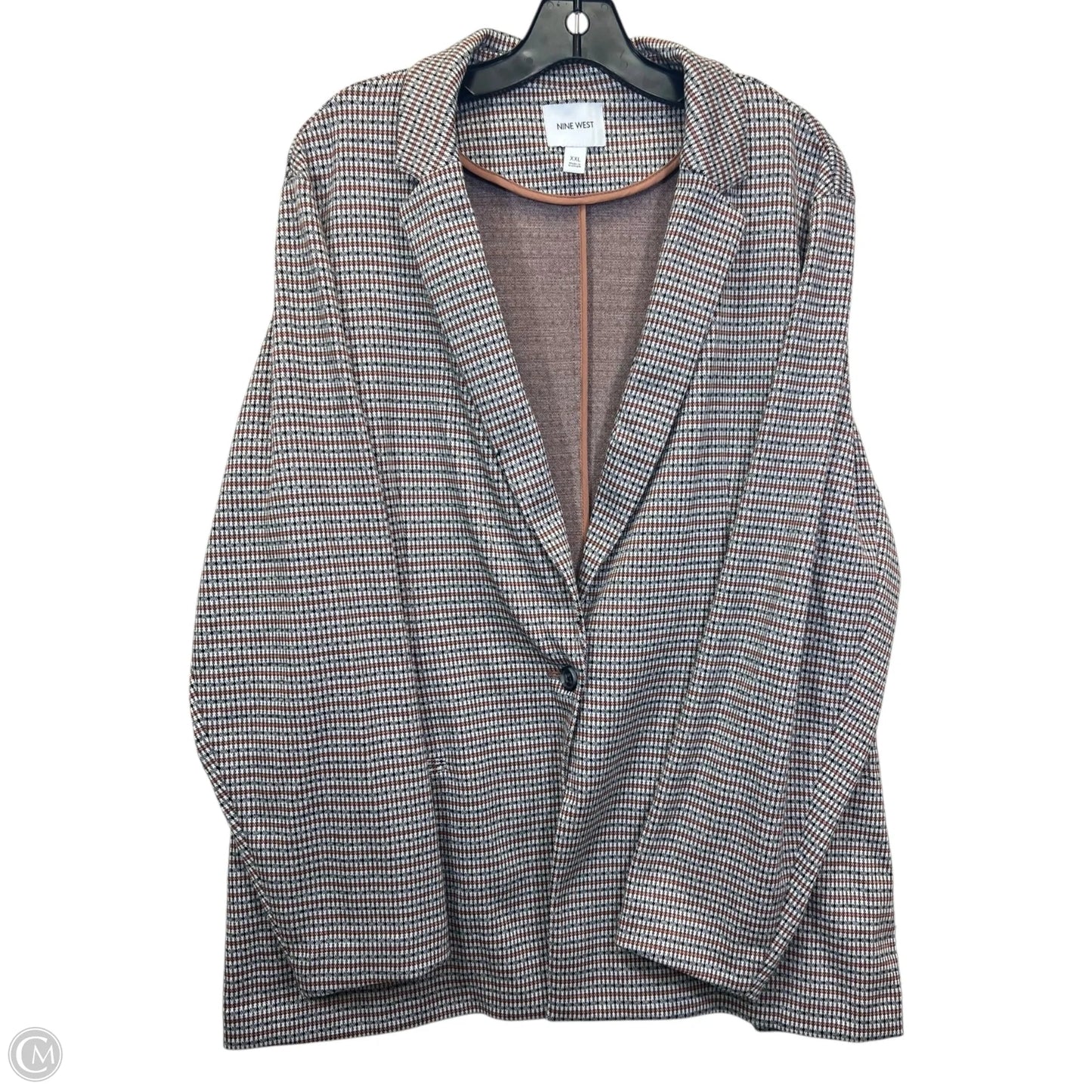 Blazer By Nine West In Black & Tan, Size: Xxl