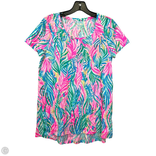 Top Short Sleeve By Lilly Pulitzer In Multi-colored, Size: S