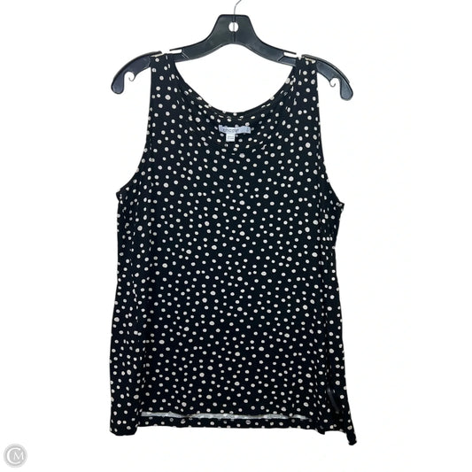 Tank Top By Chicos In Polkadot Pattern, Size: L