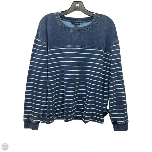 Top Long Sleeve By Jane And Delancey In Blue, Size: L