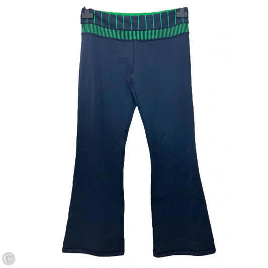 Athletic Pants By Lululemon In Blue & Green, Size: 10