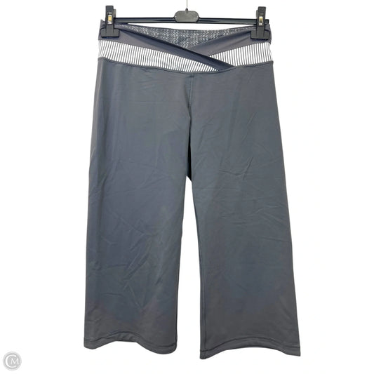 Athletic Leggings Capris By Lululemon In Grey, Size: 10