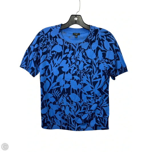 Top Short Sleeve By Talbots In Blue, Size: Sp