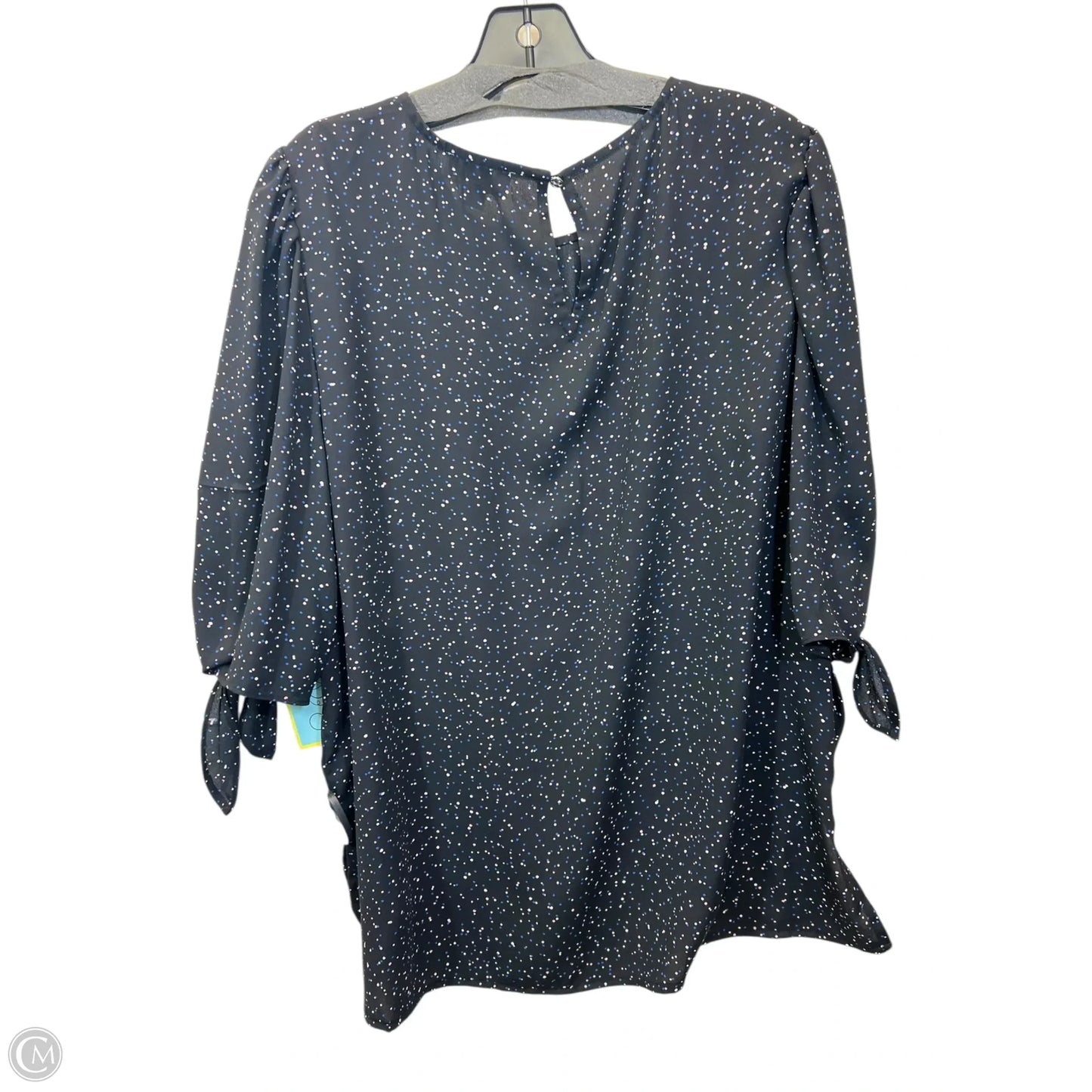 Top Short Sleeve By Cece In Black, Size: Xl