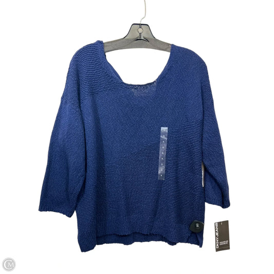 Sweater By Dkny In Blue, Size: Xl