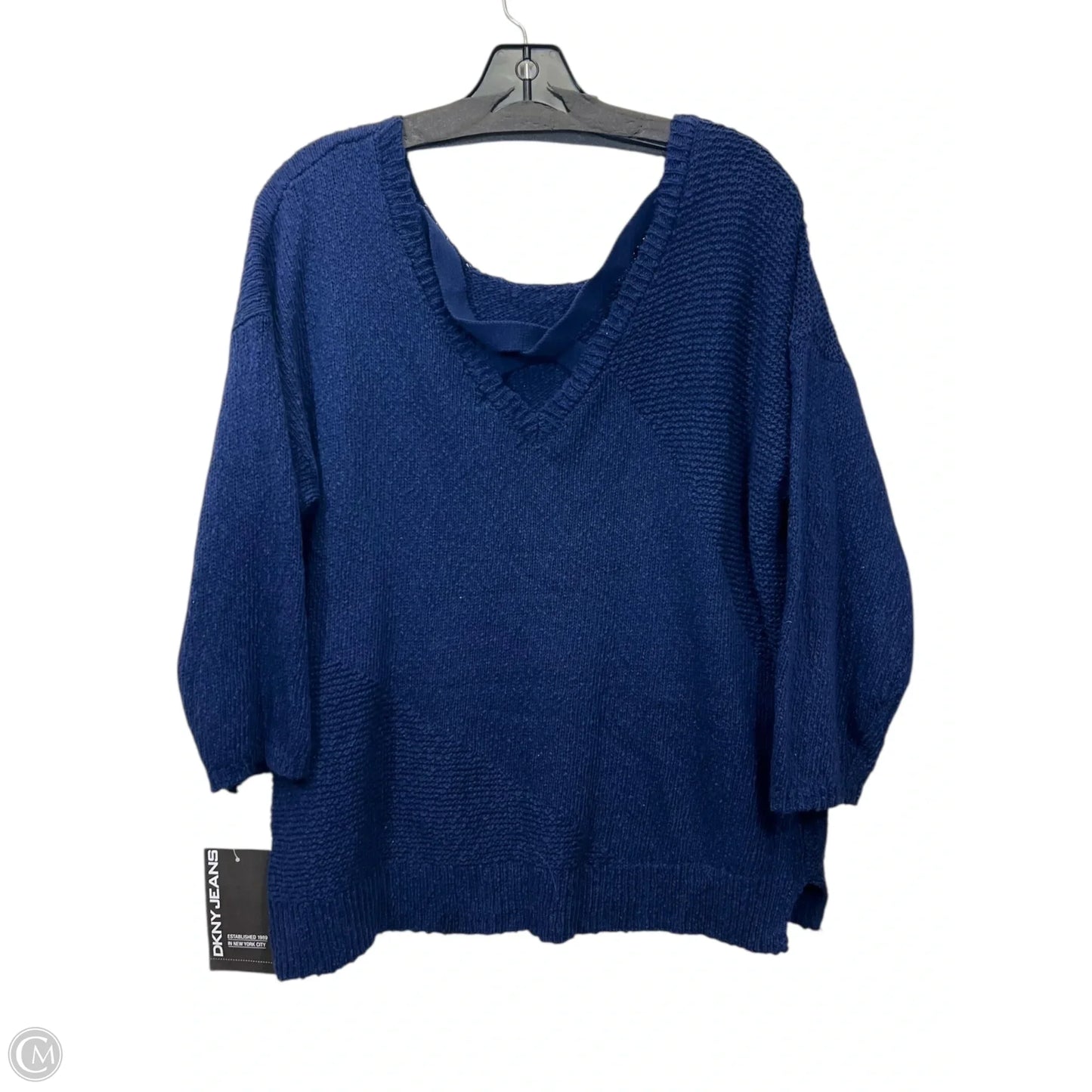 Sweater By Dkny In Blue, Size: Xl