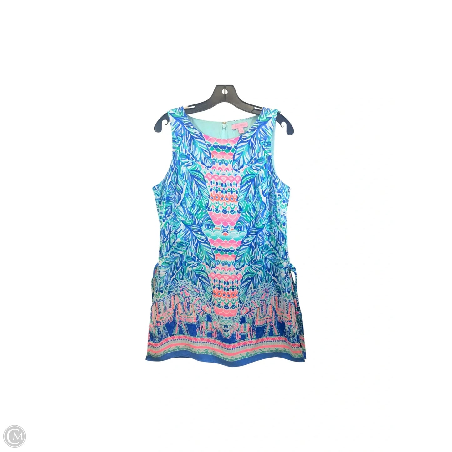 Dress Casual Short By Lilly Pulitzer In Blue & Pink, Size: 8