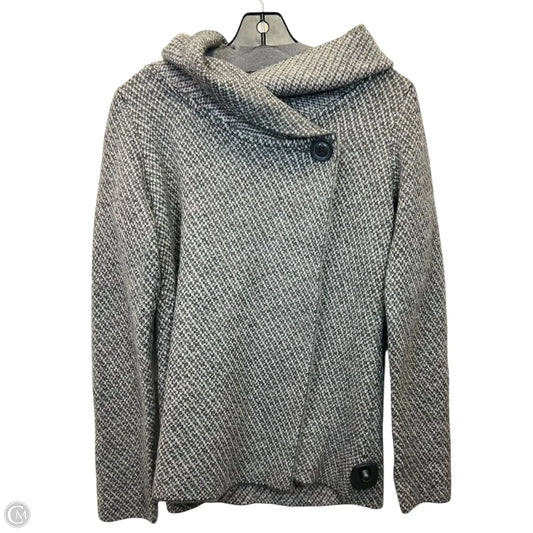 Sweater Cardigan By Max Studio In Grey, Size: S