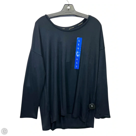 Top Long Sleeve By Banana Republic In Black, Size: L