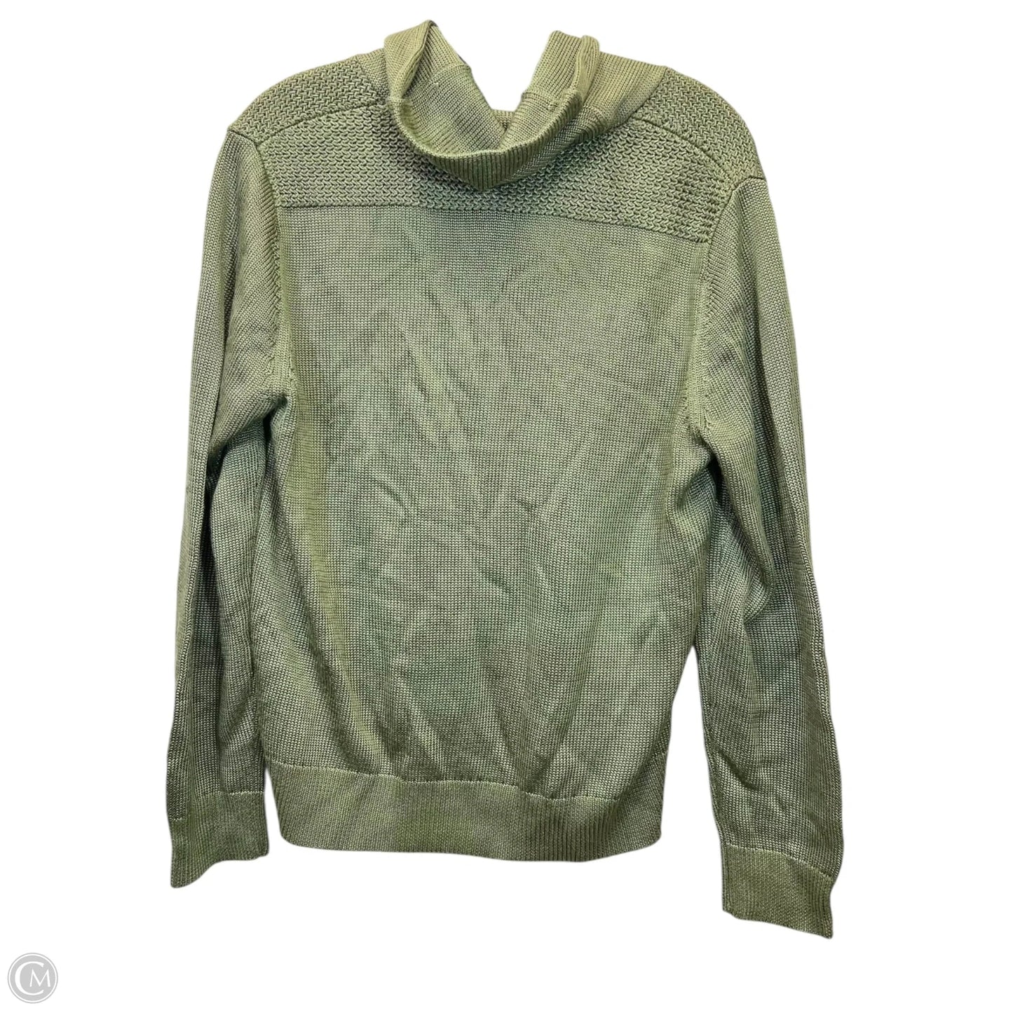Sweater Designer By Ralph Lauren Black Label In Green, Size: Xl