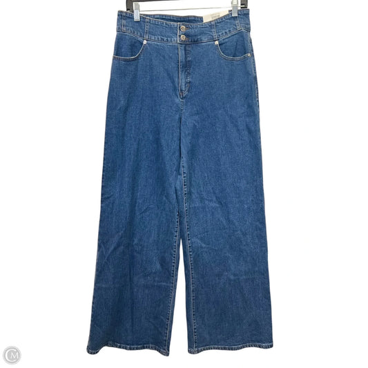 Jeans Wide Leg By International Concepts In Blue Denim, Size: 12