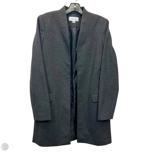 Blazer By Calvin Klein In Grey, Size: M