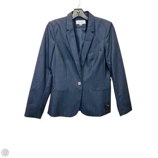 Blazer By Calvin Klein In Blue, Size: M