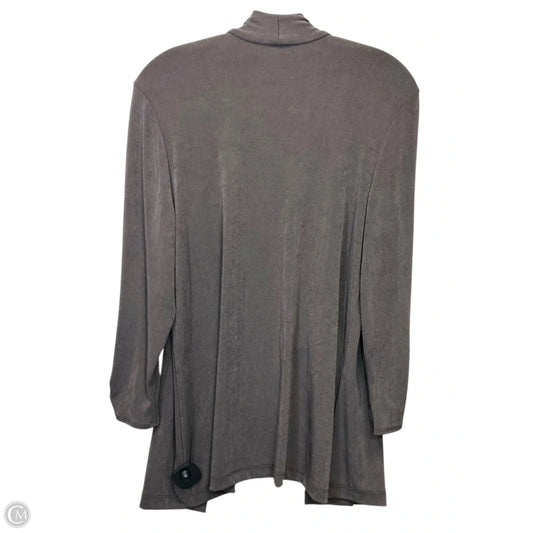 Cardigan By Chicos In Taupe, Size: S