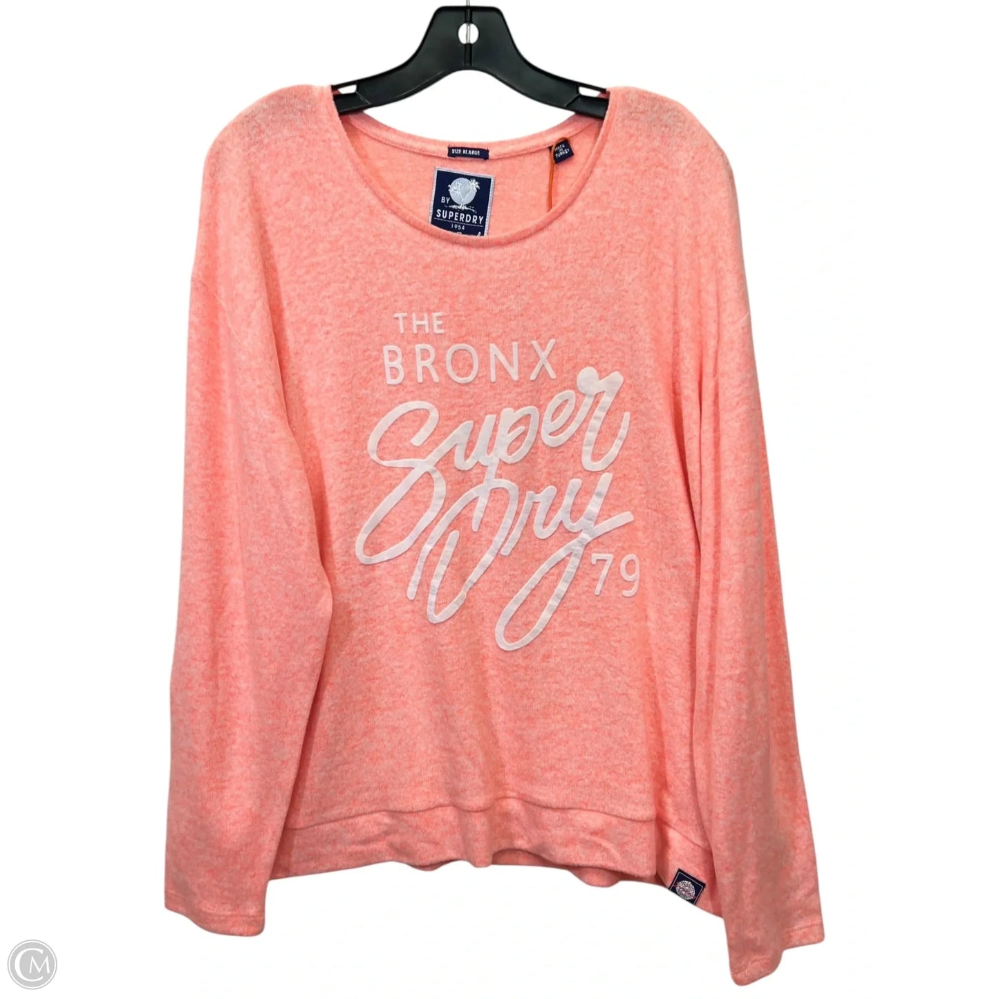 Top Long Sleeve By Clothes Mentor In Orange, Size: Xl