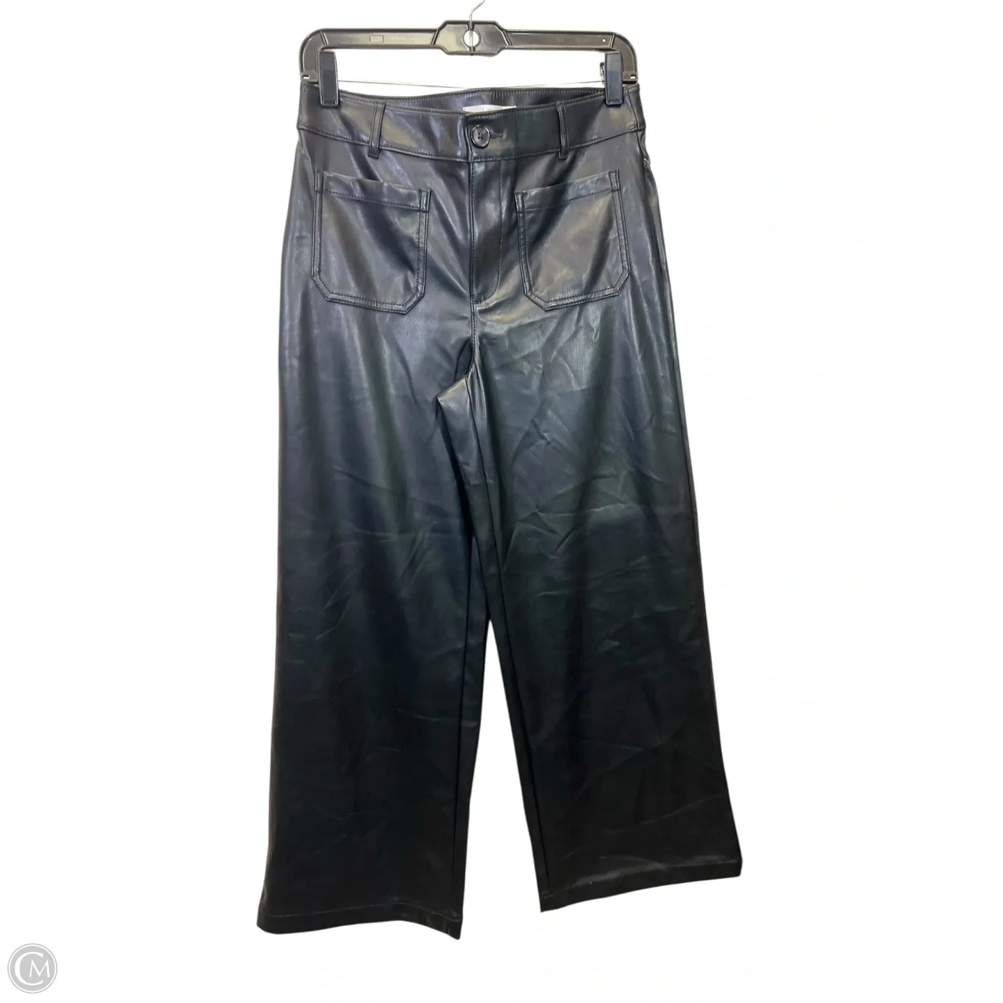 Pants Wide Leg By Loft In Black, Size: 4