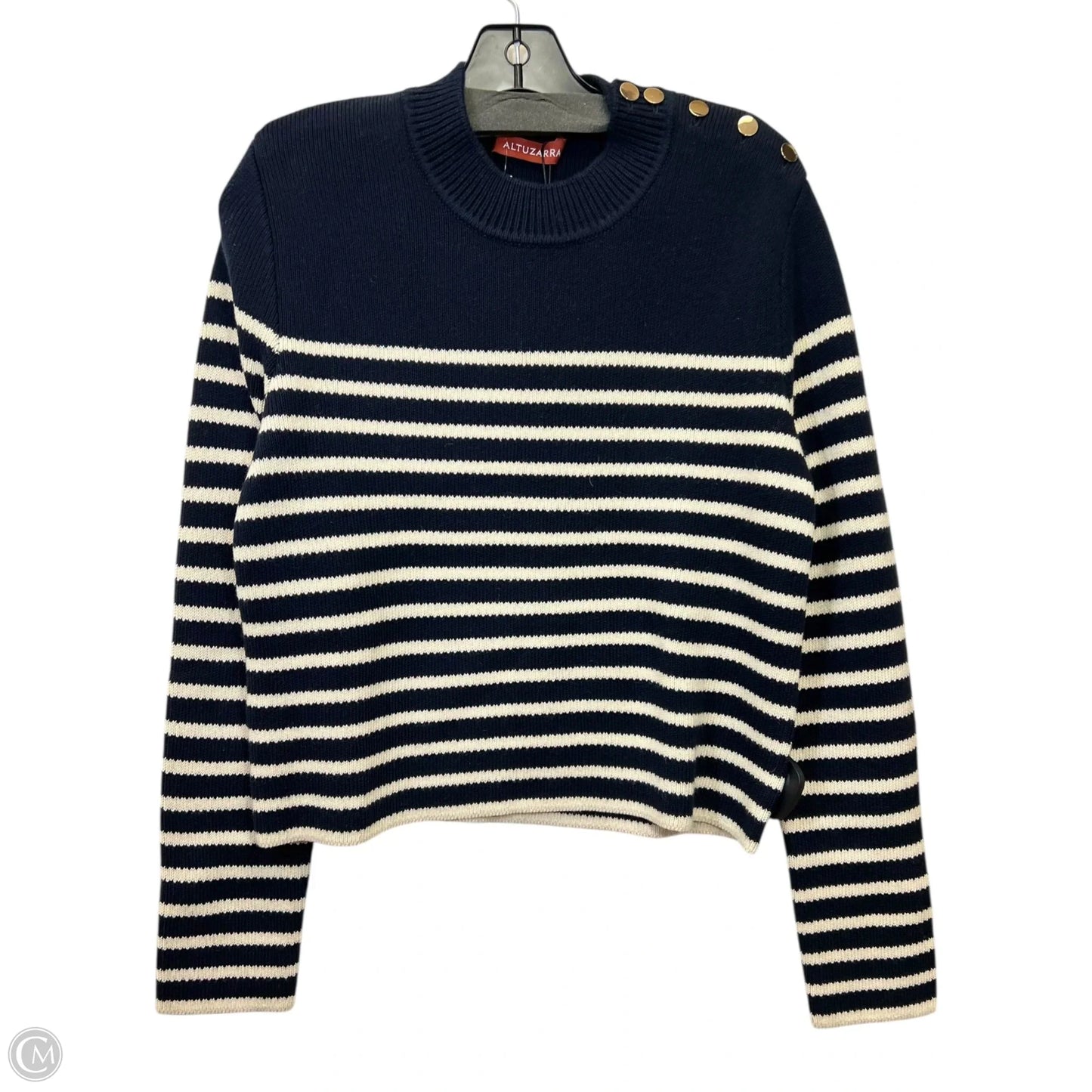 Sweater Designer By Altuzarra In Striped Pattern, Size: S