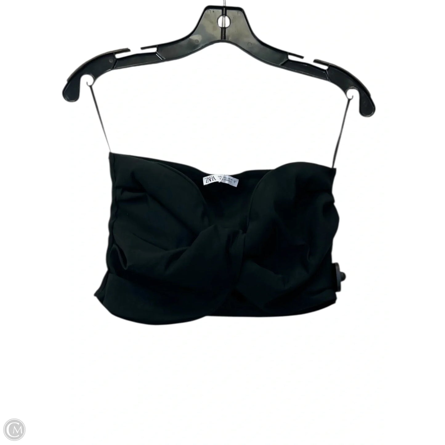 Top Sleeveless By Zara In Black, Size: L