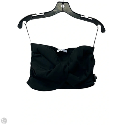 Top Sleeveless By Zara In Black, Size: L