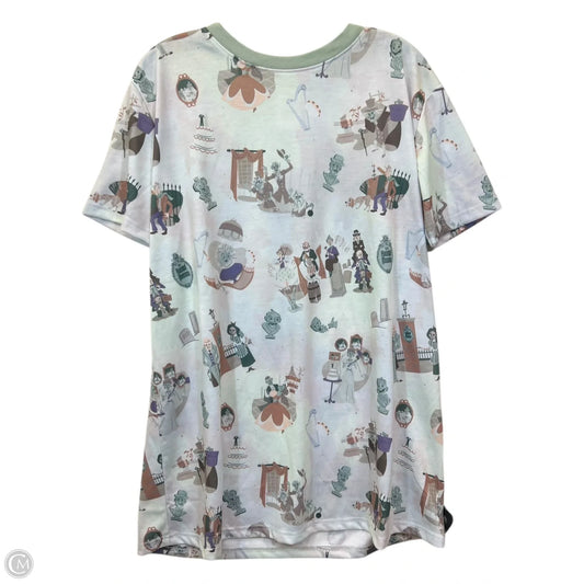 Top Short Sleeve Basic By Disney Store In Green, Size: S