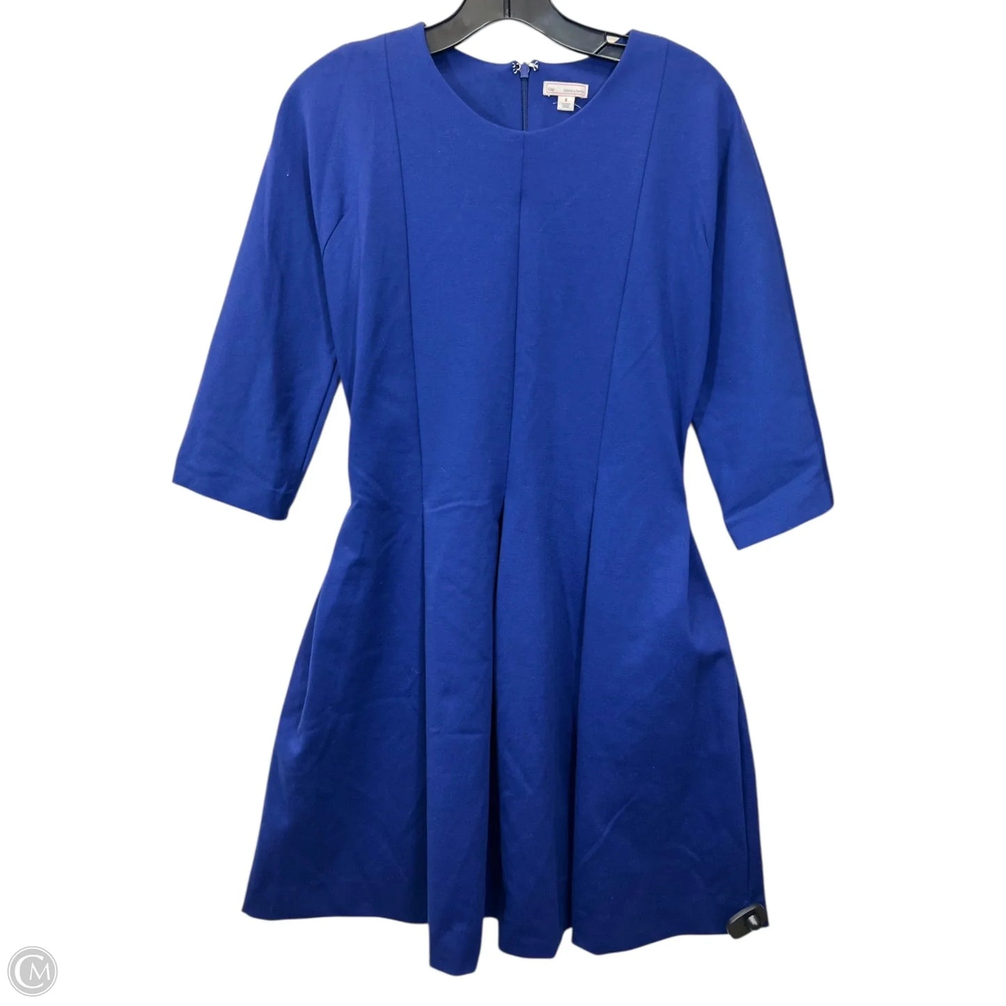 Dress Casual Midi By Gap In Blue, Size: S