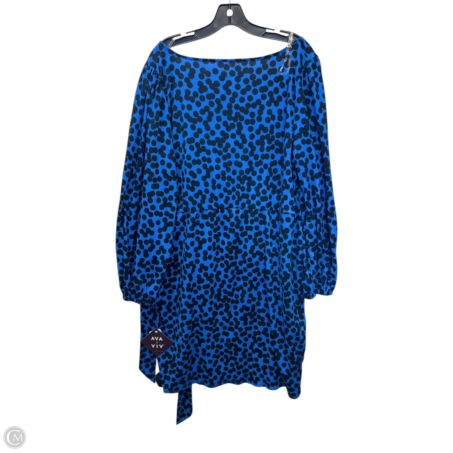 Dress Casual Midi By Ava & Viv In Animal Print, Size: 2x