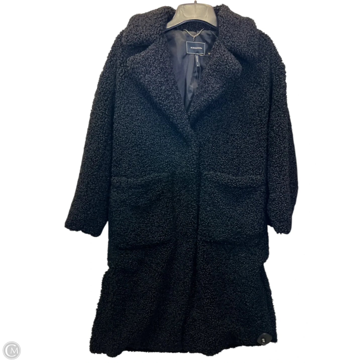 Coat Designer By Bcbgmaxazria In Black, Size: M