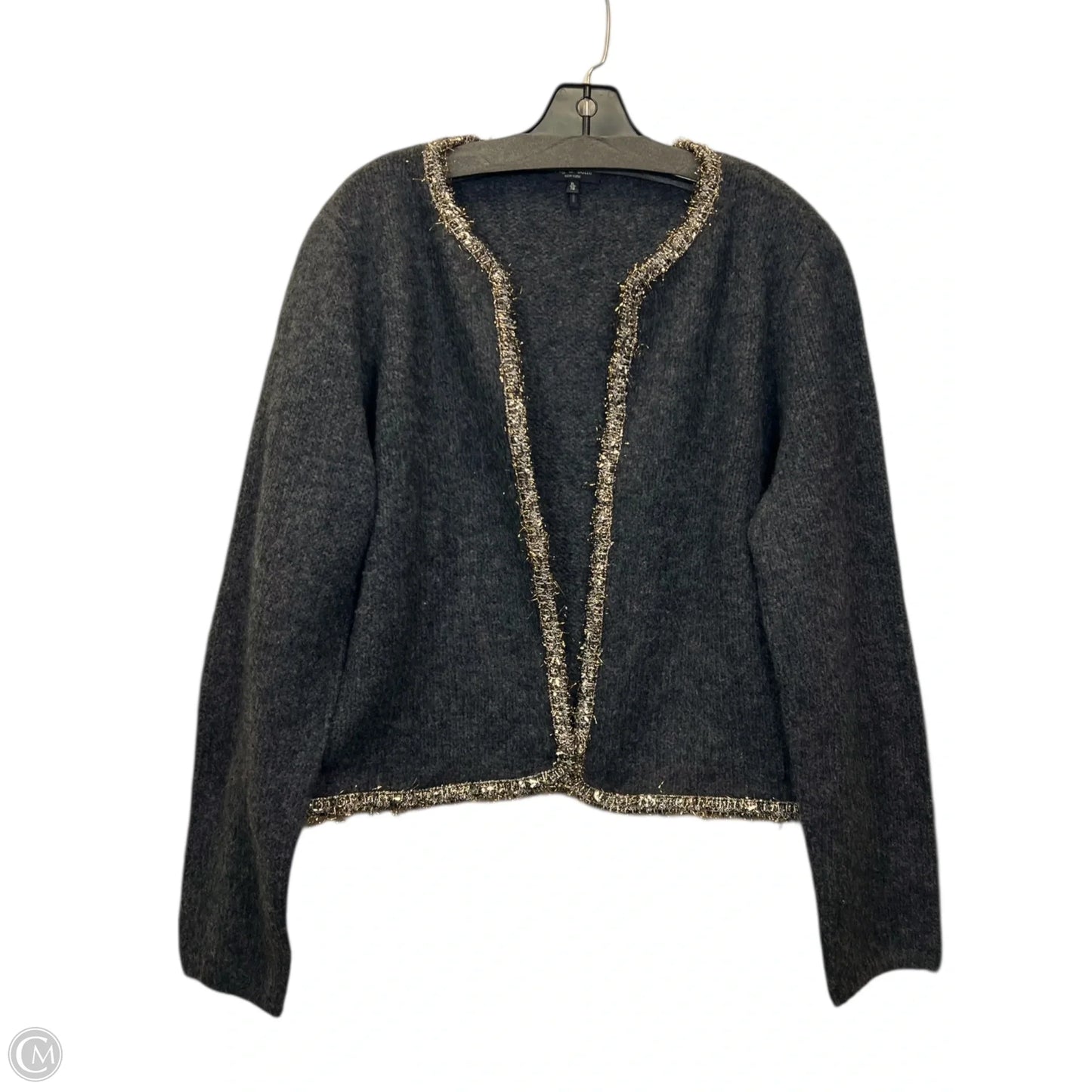 Sweater Cardigan Designer By Rag And Bone In Grey, Size: Xl