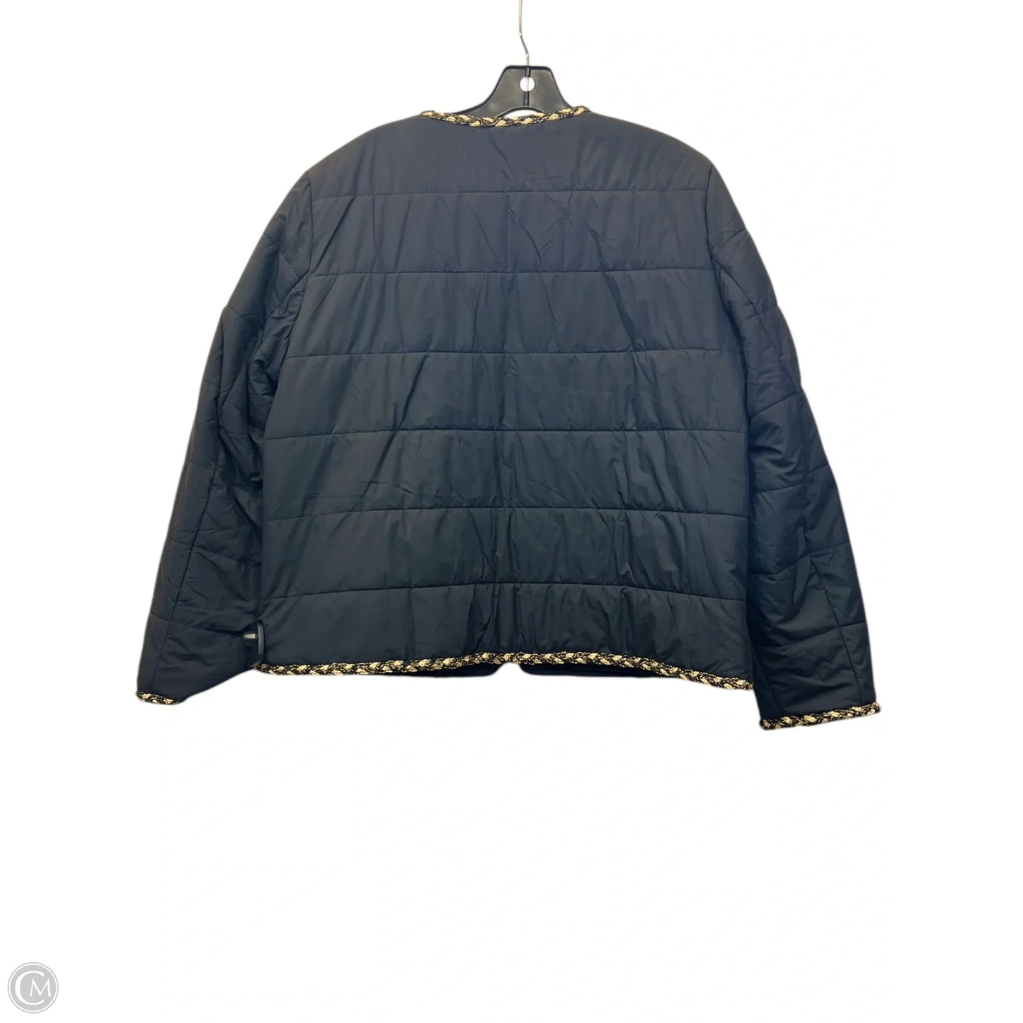 Jacket Puffer & Quilted By Chicos In Black, Size: L