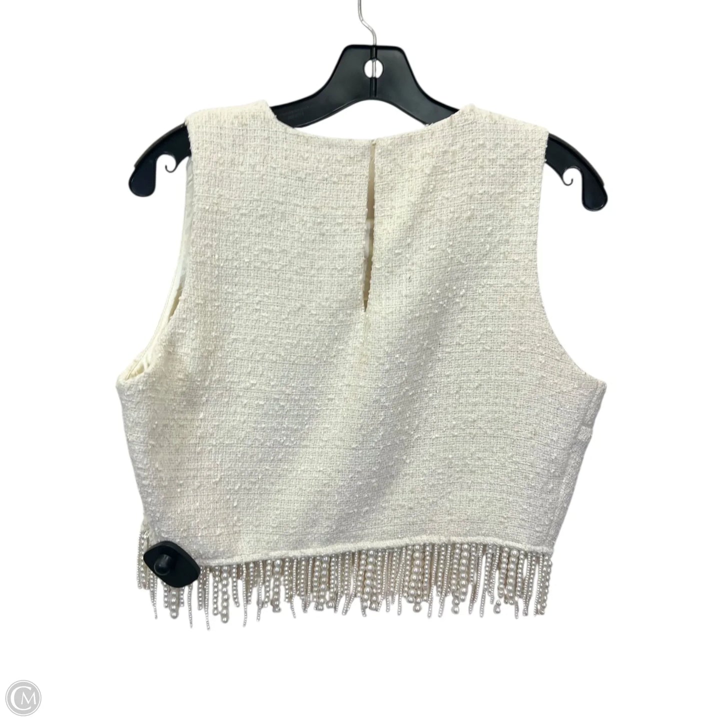 Top Sleeveless By Petal & Pup In Cream, Size: L