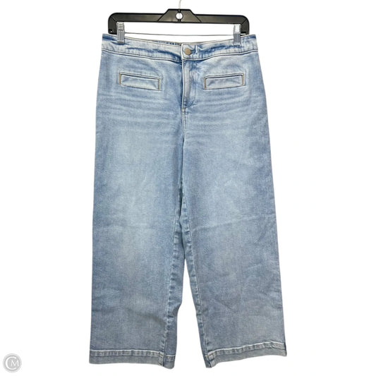 Jeans Wide Leg By Talbots In Blue Denim, Size: 4