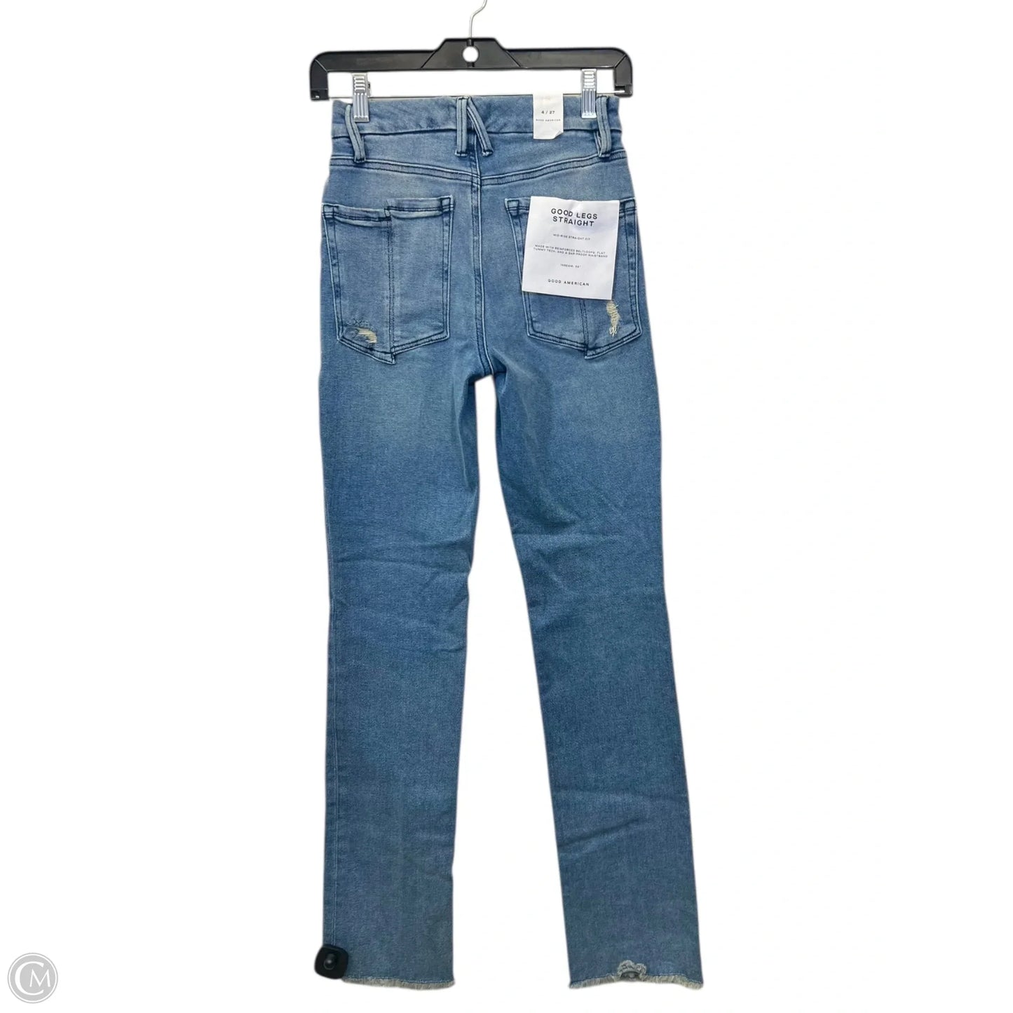 Jeans Designer By Good American In Blue Denim, Size: 4