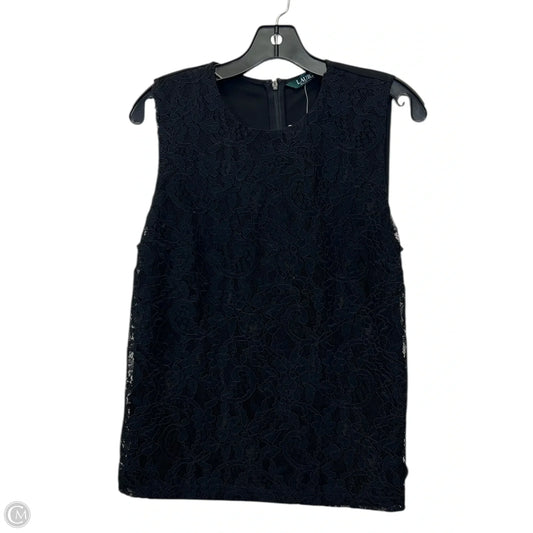 Top Sleeveless By Ralph Lauren In Black, Size: Lp