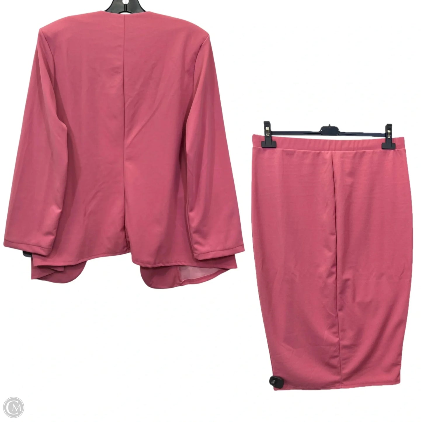 Skirt Set 2pc By Fashion Nova In Pink, Size: 2x